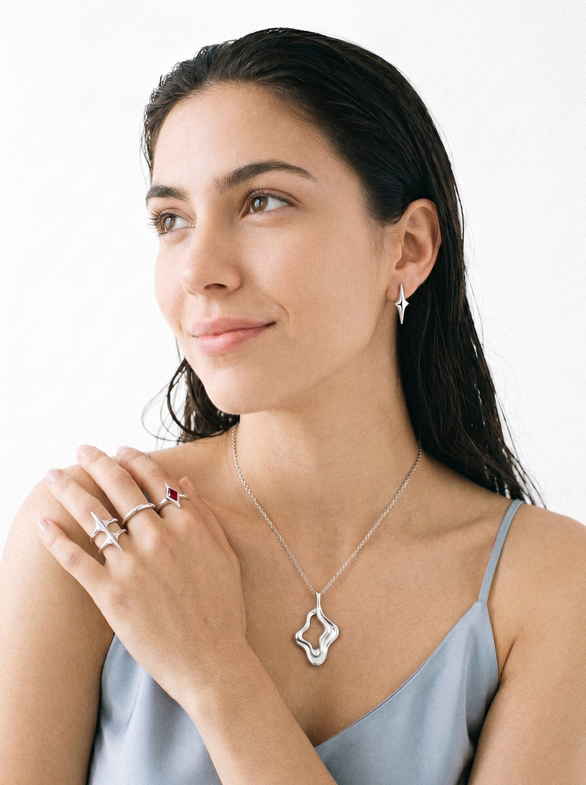 Organic Wave Pendant