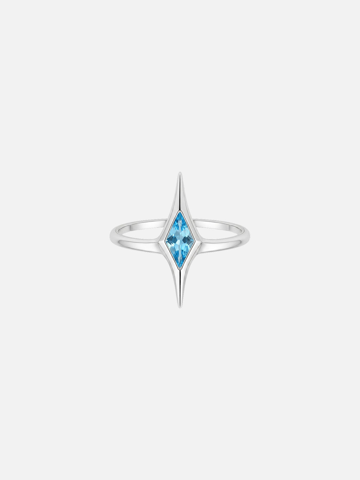 North Star Blue Topaz Ring