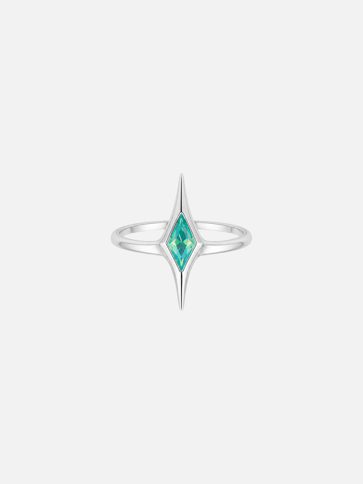 North Star Blue Topaz Ring