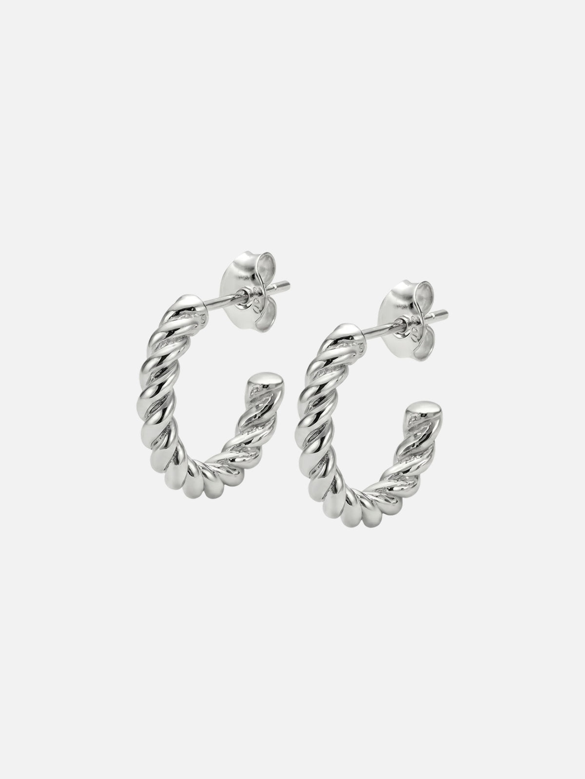 Twisted Hoop Earrings