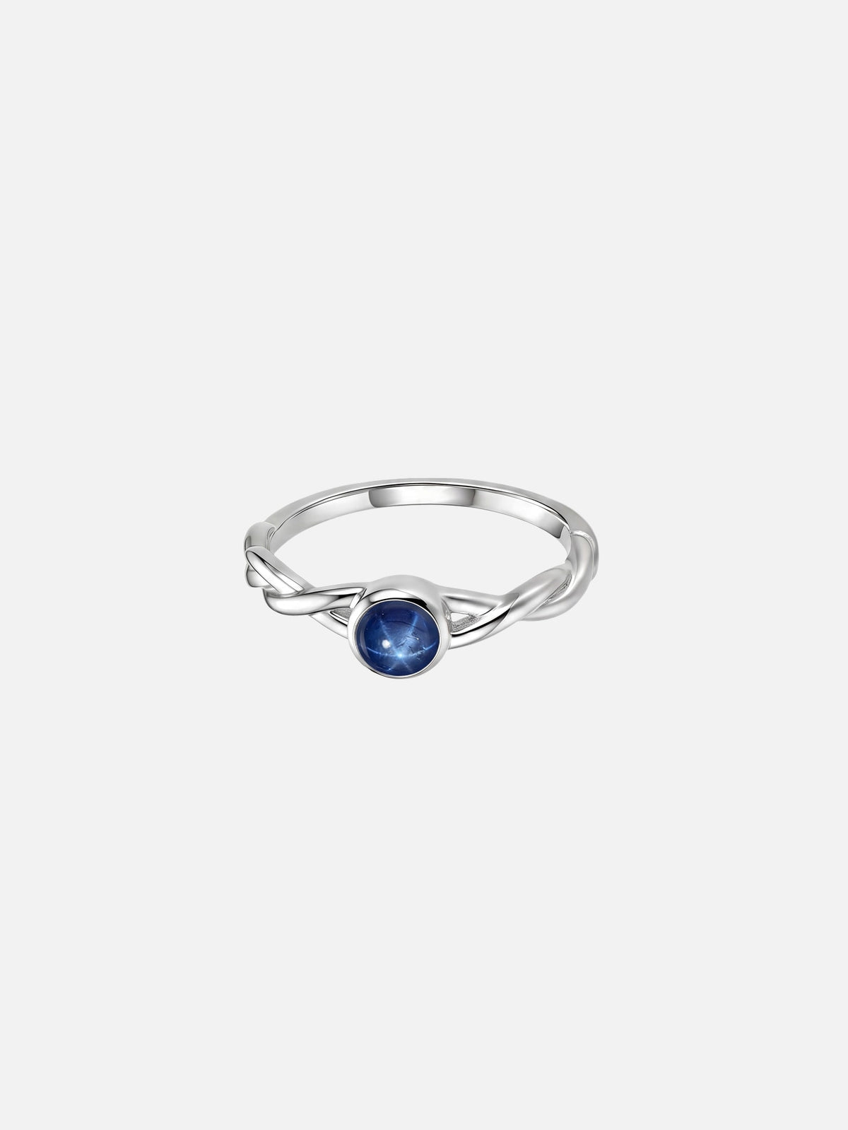 Sapphire Knot Ring
