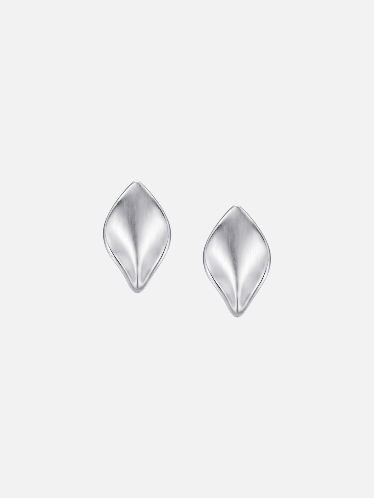 Curved Wave Stud Earrings