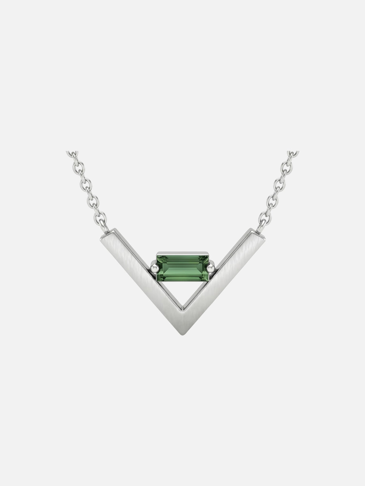Emerald Bar Pendant